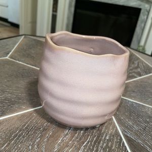 Light pink decor vase
